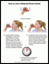 Thumbnail image of: Metered-Dose Inhaler, How to Use: Illustration